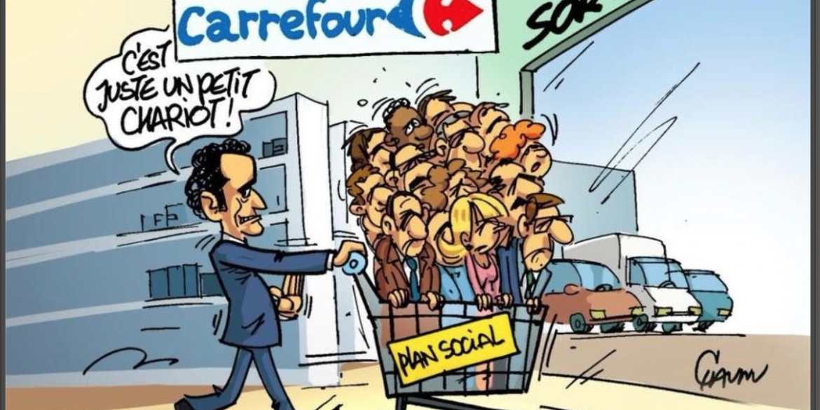 Grève illimitée à Carrefour Montélimar
