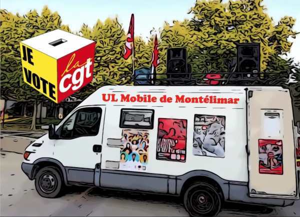 Bureau de vote mobile TPE à Montélimar