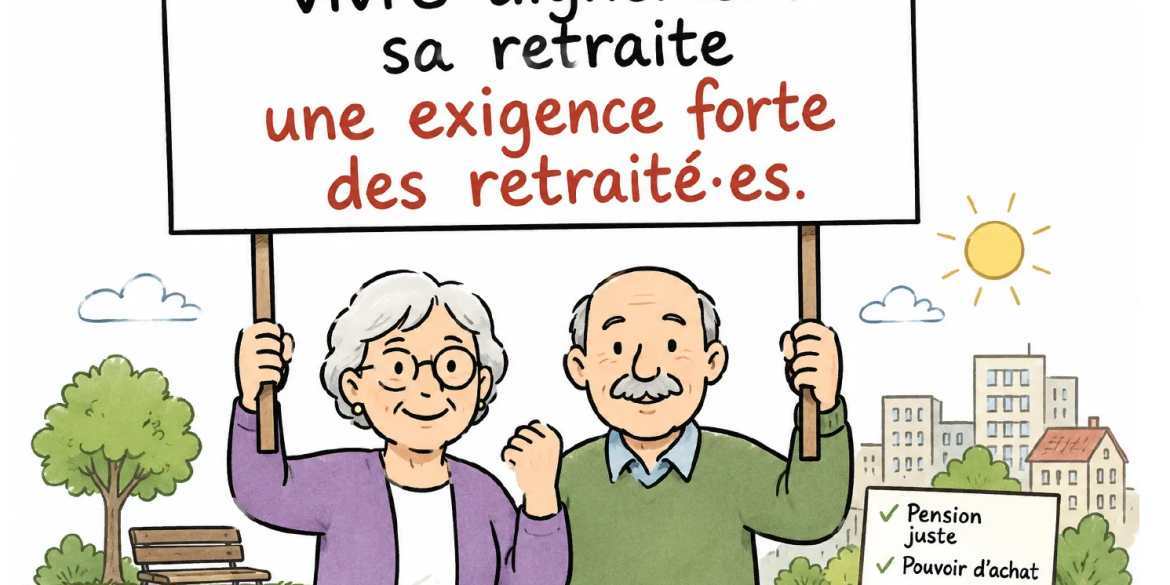 Mercredi 14 octobre - Manifestation contre la baisse des pensions