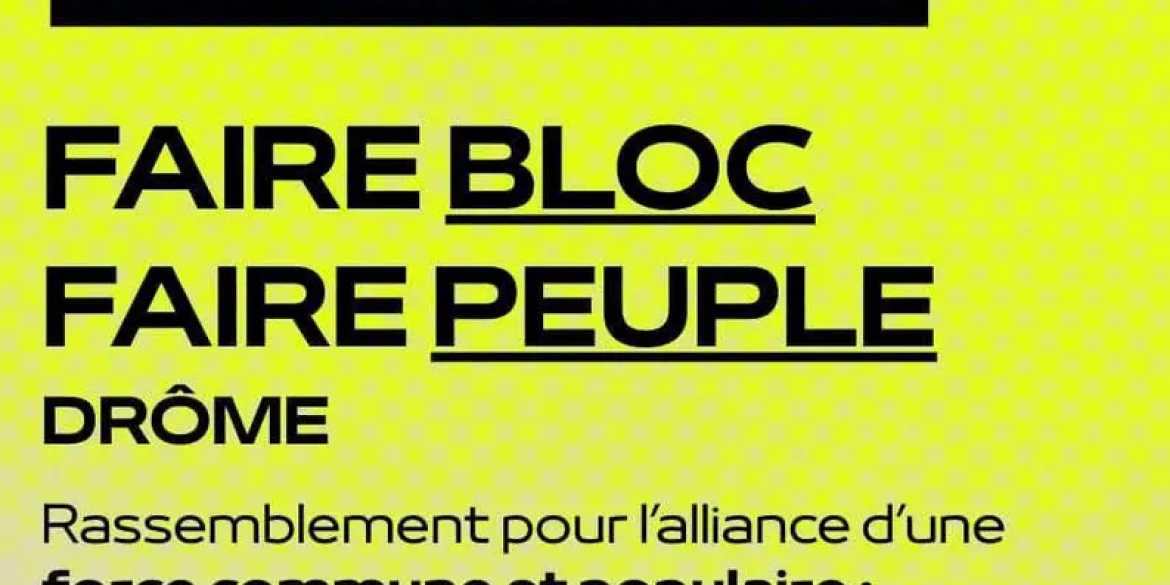 Évènement Faire bloc, faire peuple
