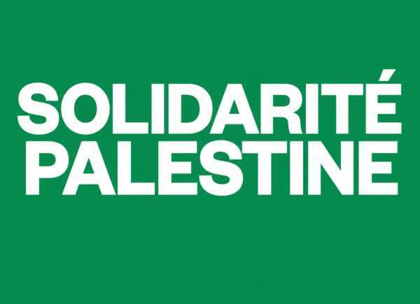 Mercredi 9 septembre - 10 h30 - Rassemblement pour la Palestine