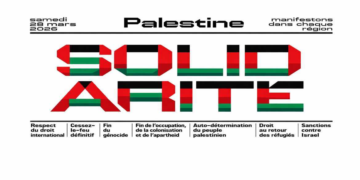28 mars - Journée de la terre - Palestine, grande manifestation à Lyon !