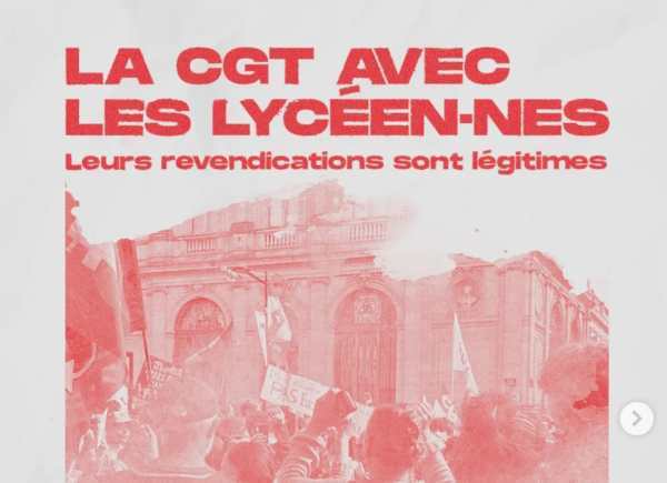 Soutien au mouvement lycéen et étudiant !