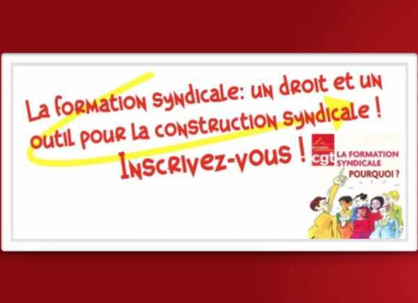 Formations Syndicales 2022 - 2nd semestre