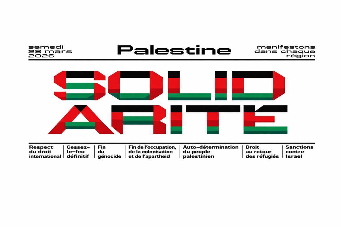 28 mars - Journée de la terre - Palestine, grande manifestation à Lyon !