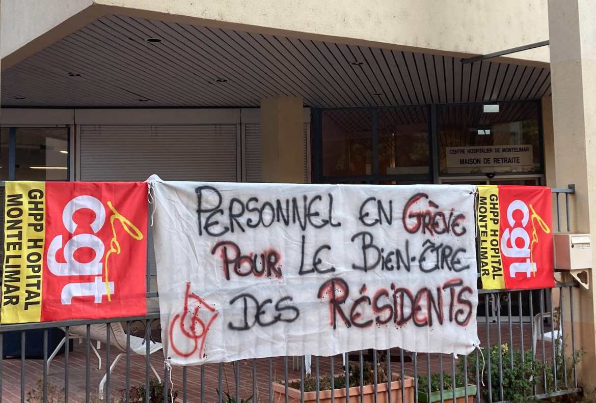 Grève EHPAD la Manoudière (Montélimar) - 8 sept 2023