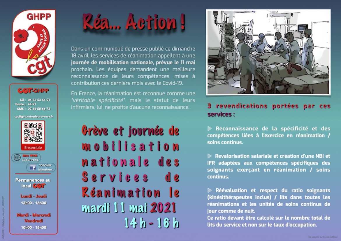 Tract Réanimation Valence - 11 mai 21 