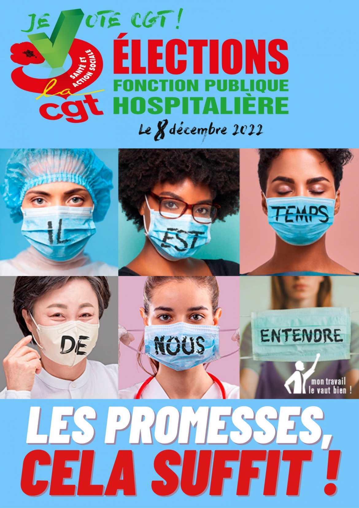 Affiche à télécharger - Les promesses, cela suffit !
