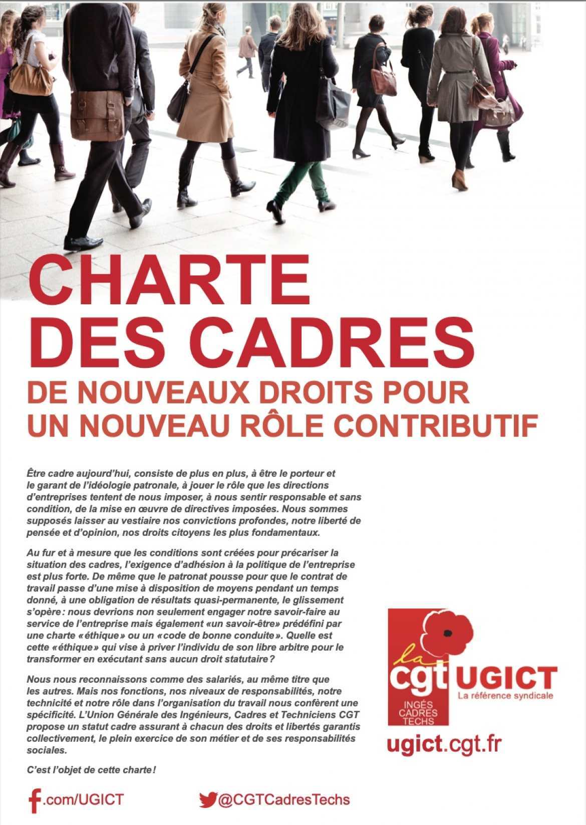 Charte des cadres - UGICT - à télécharger… cliquez pour obtenir